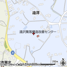 宮城県登米市石越町北郷遠澤周辺の地図