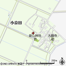 小京田公民館周辺の地図