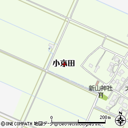 山形県鶴岡市小京田周辺の地図