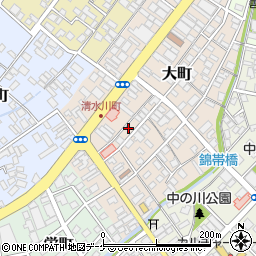 山形県新庄市大町18周辺の地図