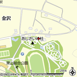 山形県新庄市金沢1387周辺の地図