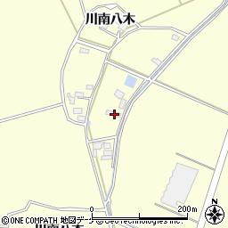 宮城県栗原市若柳川南葉ノ木168周辺の地図