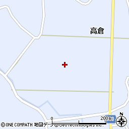 岩手県一関市花泉町永井新高倉周辺の地図