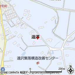 宮城県登米市石越町北郷遠澤73-2周辺の地図