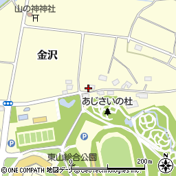 山形県新庄市金沢1390周辺の地図