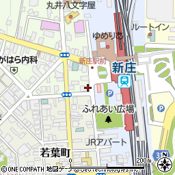 オリックスレンタカー新庄駅前店周辺の地図