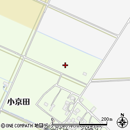 山形県鶴岡市小京田（角地）周辺の地図