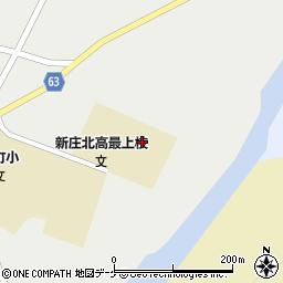 山形県立新庄北高等学校最上校周辺の地図
