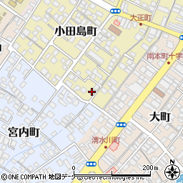 山形県新庄市小田島町3-24周辺の地図