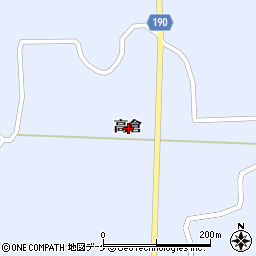 岩手県一関市花泉町永井高倉周辺の地図