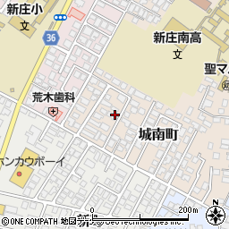 〒996-0077 山形県新庄市城南町の地図