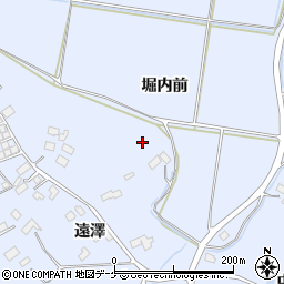 宮城県登米市石越町北郷遠澤33周辺の地図