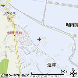 宮城県登米市石越町北郷遠澤47周辺の地図