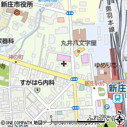 きらやか銀行新庄北支店周辺の地図