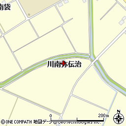 宮城県栗原市若柳周辺の地図