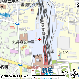 第一建設工業株式会社　新庄工事所周辺の地図