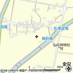 山形県新庄市金沢1233周辺の地図