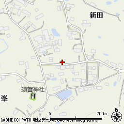 宮城県登米市石越町南郷新田158周辺の地図
