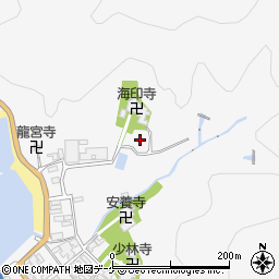 山形県鶴岡市加茂弁慶沢周辺の地図