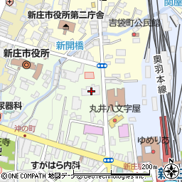 ＪＡ新庄市周辺の地図