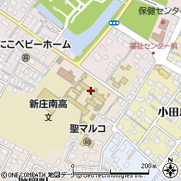 山形県立新庄南高等学校周辺の地図
