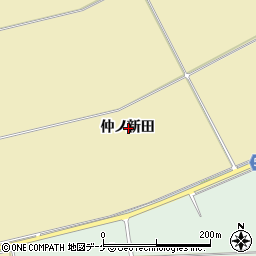 山形県鶴岡市馬町仲ノ新田周辺の地図