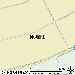 山形県鶴岡市馬町（仲ノ新田）周辺の地図