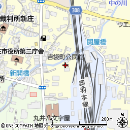 吉袋町公民館周辺の地図
