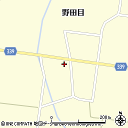 山形県鶴岡市野田目家ノ腰41周辺の地図