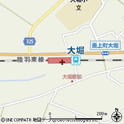 大堀駅周辺の地図