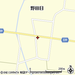 山形県鶴岡市野田目家ノ腰46周辺の地図