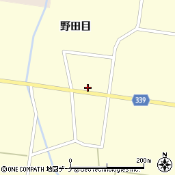 山形県鶴岡市野田目家ノ腰10周辺の地図