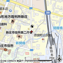 山形県新庄市住吉町周辺の地図