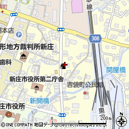 港屋商事株式会社　新庄中央給油所周辺の地図