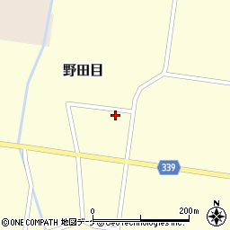 山形県鶴岡市野田目家ノ腰82周辺の地図