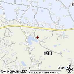 宮城県登米市石越町南郷新田122周辺の地図