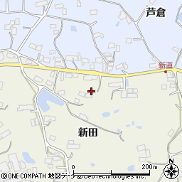 宮城県登米市石越町南郷新田78周辺の地図