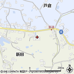 宮城県登米市石越町南郷新田35周辺の地図