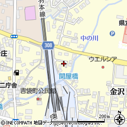 山形県新庄市金沢841周辺の地図
