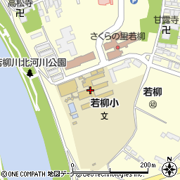 栗原市立若柳小学校周辺の地図