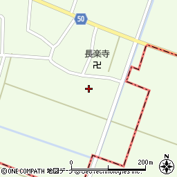 山形県東田川郡三川町横内東上田元周辺の地図