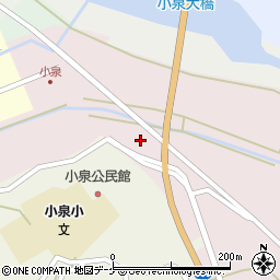 陸前小泉駅周辺の地図