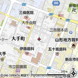 新庄・電報配達所周辺の地図