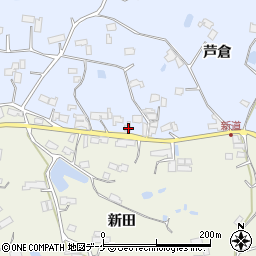 宮城県登米市石越町北郷芦倉38周辺の地図