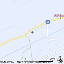 山形県最上郡最上町黒澤38周辺の地図