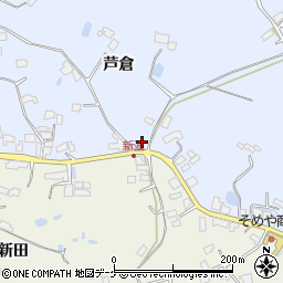 宮城県登米市石越町北郷（芦倉）周辺の地図
