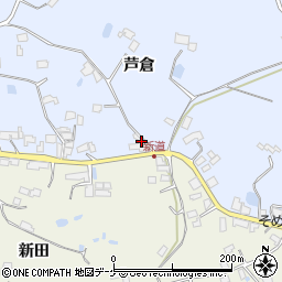 宮城県登米市石越町北郷芦倉46周辺の地図