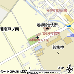 栗原市役所　若柳総合支所若柳・金成保健推進室周辺の地図