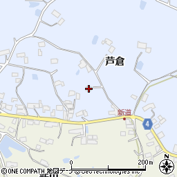 宮城県登米市石越町北郷芦倉49周辺の地図