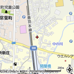 山形県新庄市金沢861-13周辺の地図